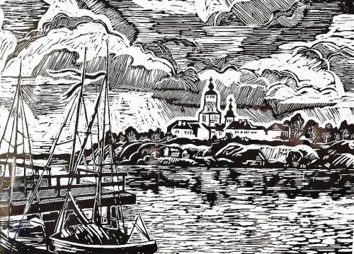 «Я вижу мир в чёрно-белых линиях»: как графика стала языком художницы из Зеленодольска