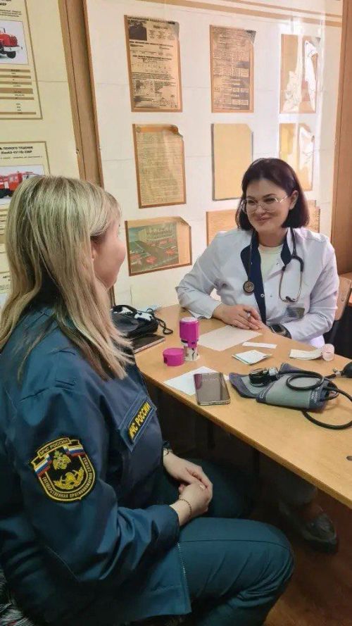 Работники Зеленодольского пожарно-спасательного гарнизона прошли диспансеризацию