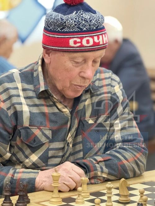 В Зеленодольске прошел турнир по шахматам среди ветеранов