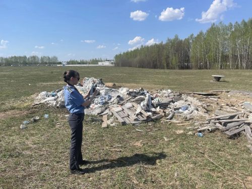 В Зеленодольском районе выявили две несанкционированные свалки