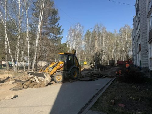 В Зеленодольске продолжаются работы по программе «Наш двор»