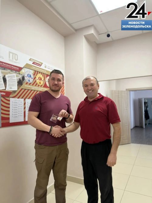 Главу Новопольского сельского поселения Азата Ибрагимова поощрили за популяризацию ЗОЖ