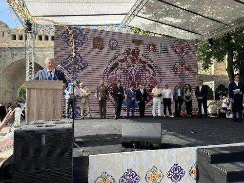 Михаил Афанасьев побывал в Баку на Каспийском Сабантуе