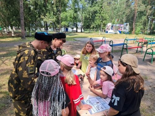 Юнармейцы  побывали в детском  оздоровительном лагере им. М. Джалиля