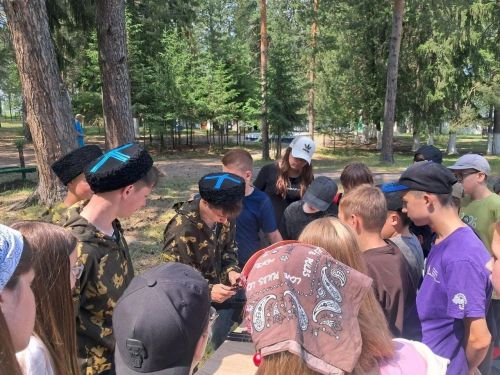 Юнармейцы  побывали в детском  оздоровительном лагере им. М. Джалиля