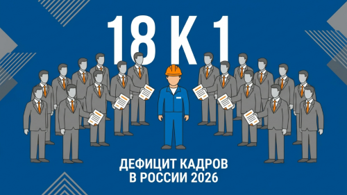 Битва за сотрудников: дефицит рабочих рук в России достиг абсолютного рекорда