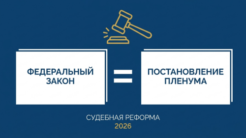 Никаких разночтений: Разъяснения Верховного Суда приравняют к федеральным законам