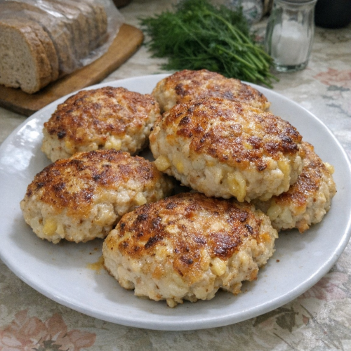 Как быстро приготовить рубленые куриные котлеты с сыром