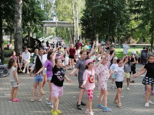 В селе Осиново прошла дискотека под открытым небом