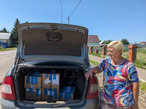 Нурлатские волонтёры собрали медицинский груз для полевого госпиталя в Курской области