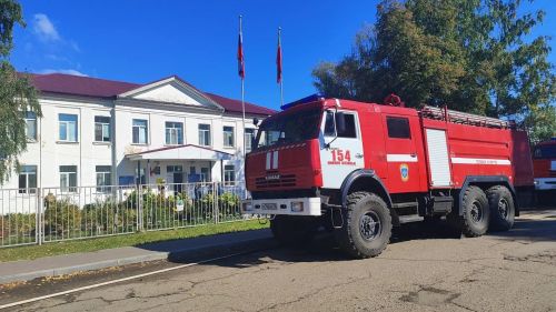 В Свияжской школе отработали экстренную эвакуацию в случае пожара