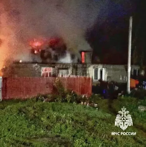 На пожаре в Зеленодольском районе погиб мужчина