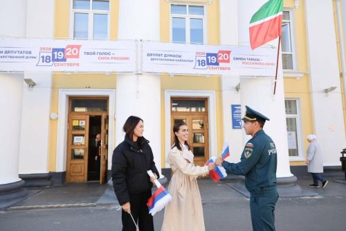 В ходе выборов в Татарстане дали старт акции «Мы — сила России»