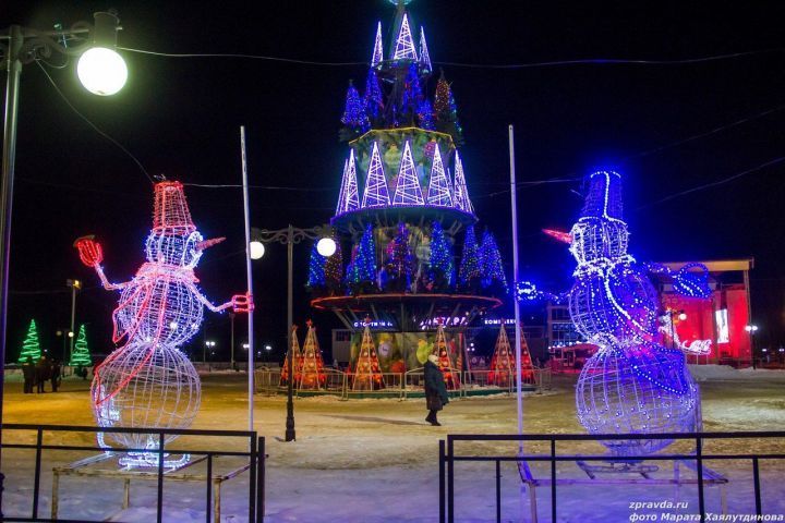 Когда в Зеленодольске откроют центральную городскую елку?