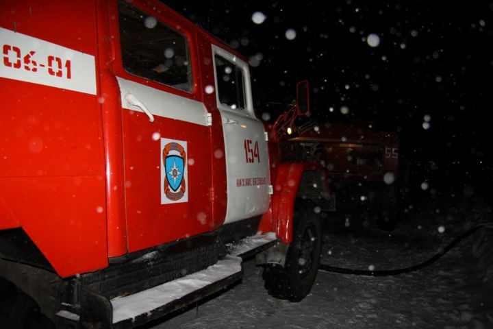 В деревне Большие Ачасыры на пожаре погиб мужчина