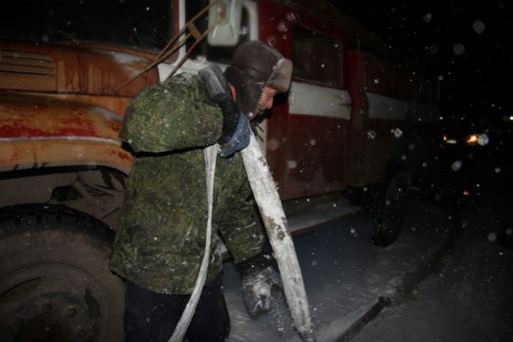 В деревне Большие Ачасыры на пожаре погиб мужчина