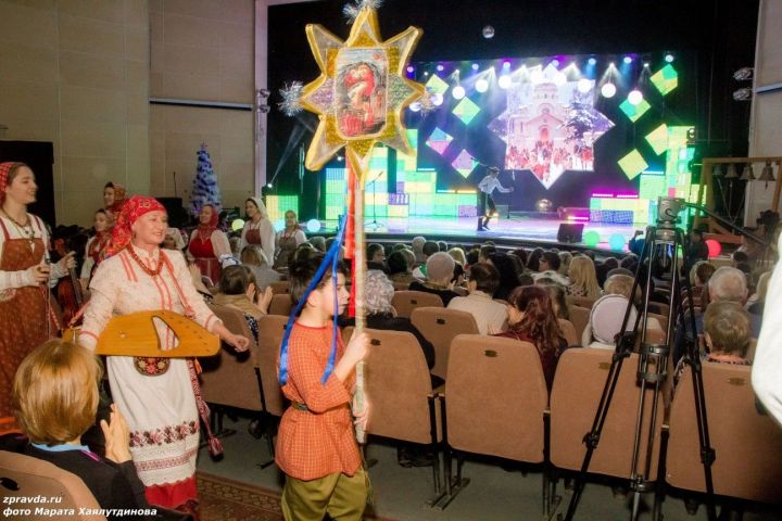 В масштабное действо вылился в Зеленодольске рождественский фестиваль «Свет Вифлеемской звезды»