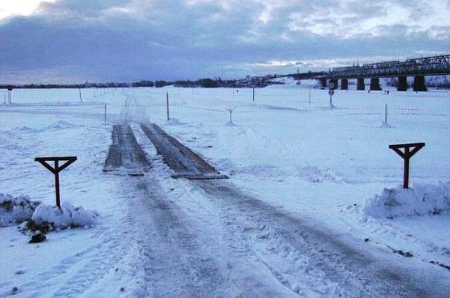 Работа ледовой переправы Зеленодольск - Нижние Вязовые возобновилась