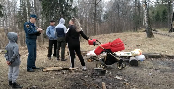 Зеленодольцев начали штрафовать за разведение костров