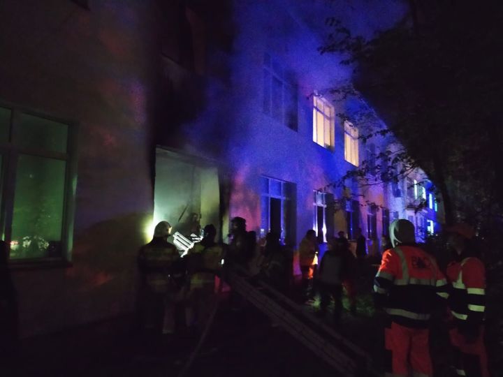 Пожар в сосудистом центре Зеленодольска, есть пострадавшие