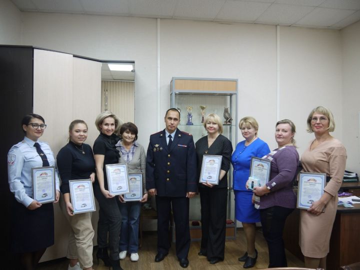 Зеленодольские журналисты получили награды от ГИБДД