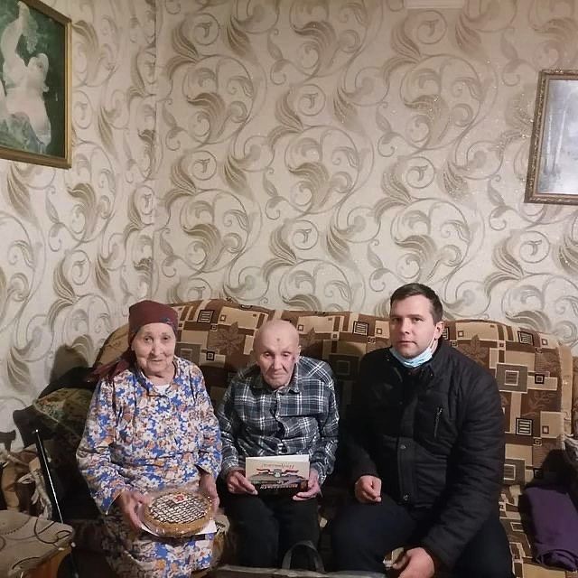 Житель Осиновского сельского поселения Николай Нилович Максимов отпраздновал 95-летний юбилей