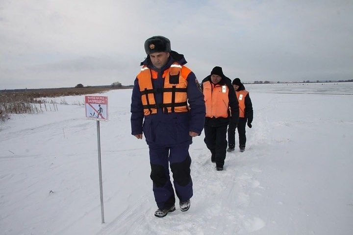 В Зеленодольском районе прошёл рейд по безопасности на льду в осенне-зимний период