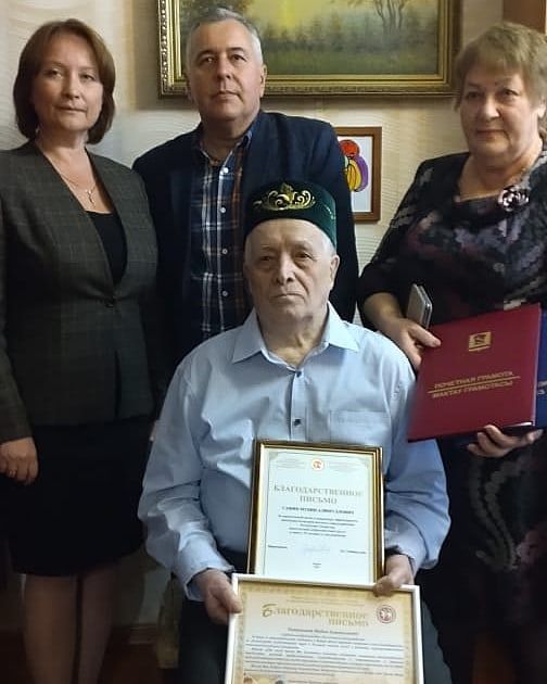85-летний юбилей отметил житель Васильево Сафин Мубин Алимуллович