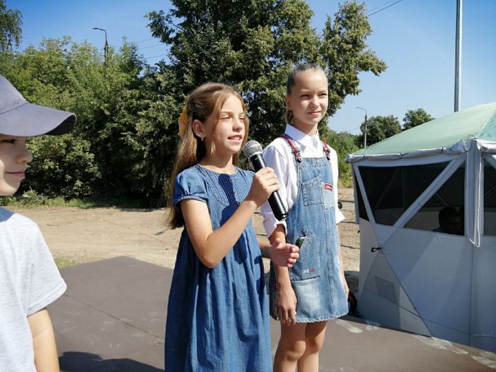 В Зеленодольске на ул.Загородная местные жители отметили праздник двора