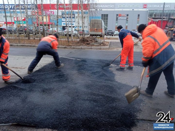 Искусственная дорожная неровность появилась на улице Королева в Зеленодольске