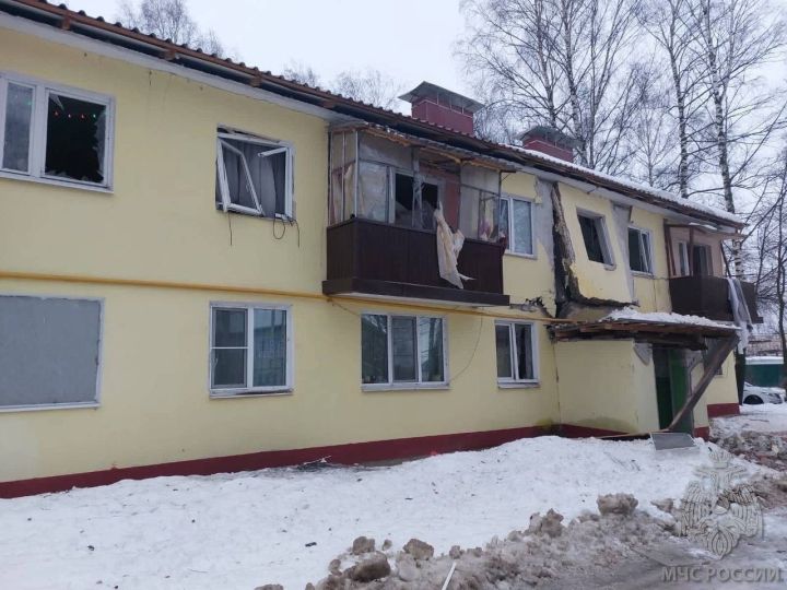 После хлопка газа в жилом доме в Осиново возбуждено уголовное дело