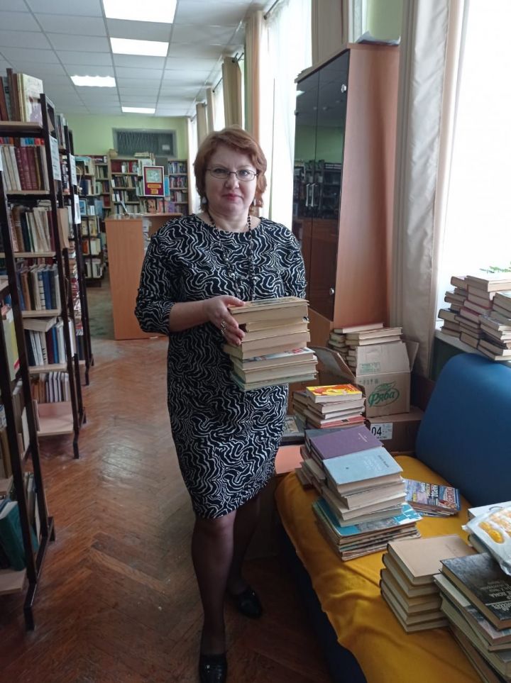 Около 500 книг собрали зеленодольцы для бойцов, находящихся в Казанском госпитале на лечении и реабилитации