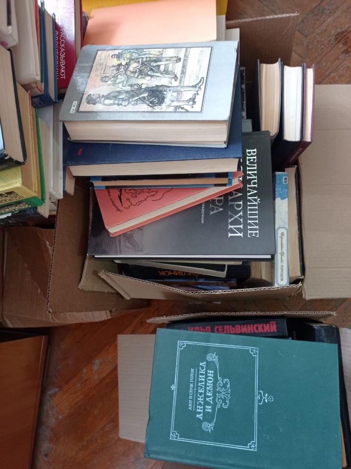 Около 500 книг собрали зеленодольцы для бойцов, находящихся в Казанском госпитале на лечении и реабилитации