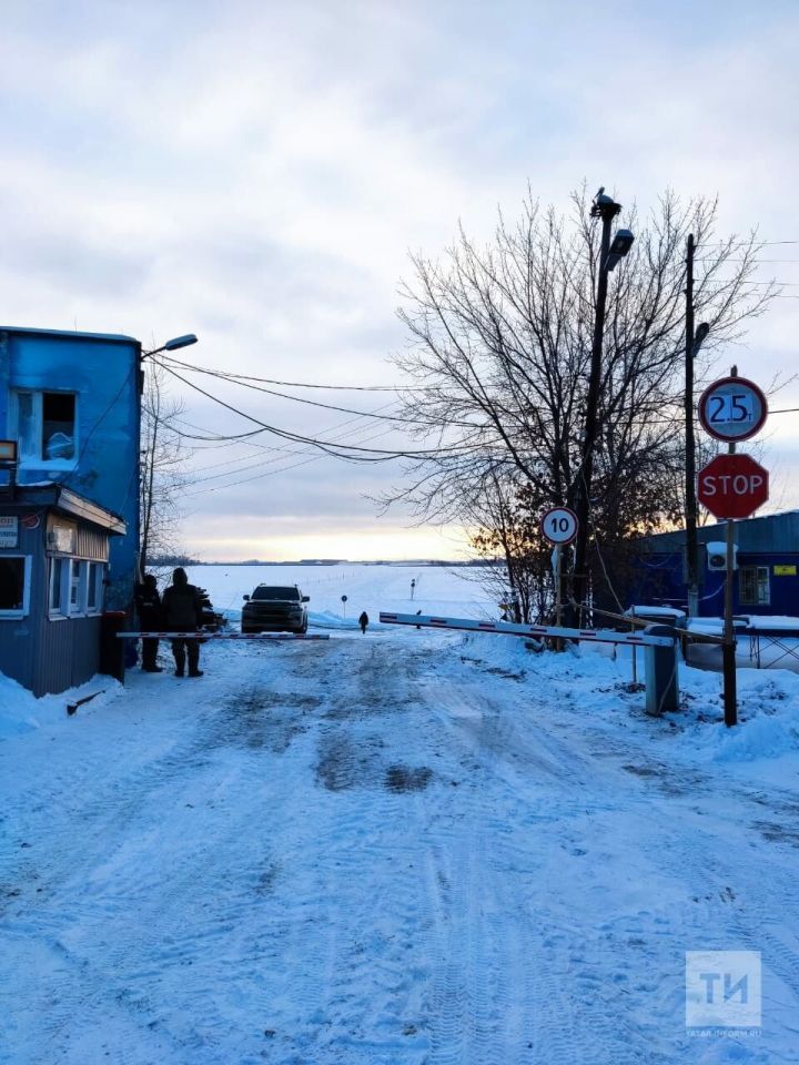 Ледовая переправа Зеленодольск-Нижние Вязовые закрывается