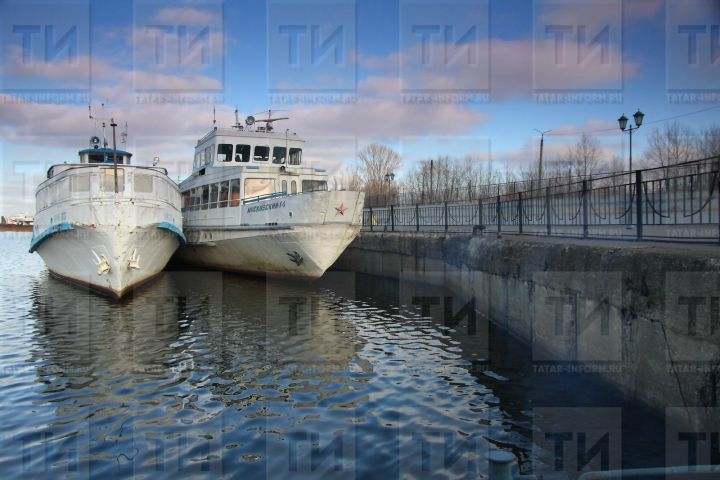 Навигация по Волге в Татарстане в этом году стартуют 22 апреля