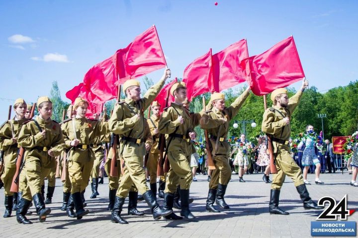 Славе – не меркнуть! Традициям – жить! Более 25 тысяч человек 9 мая приняли участие в торжествах в Зеленодольске