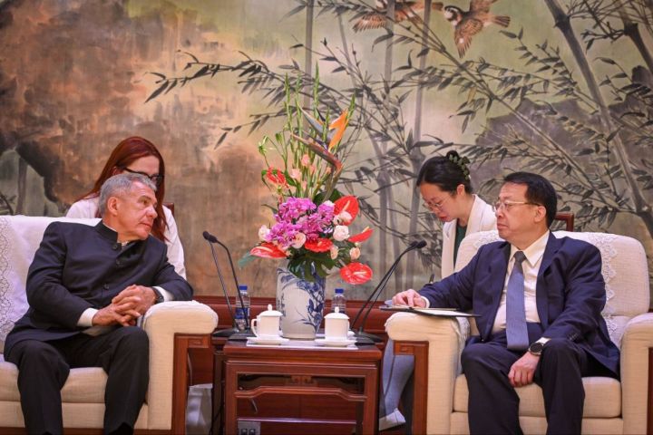 Рустам Минниханов встретился с мэром города Шанхай Гун Чжэнем