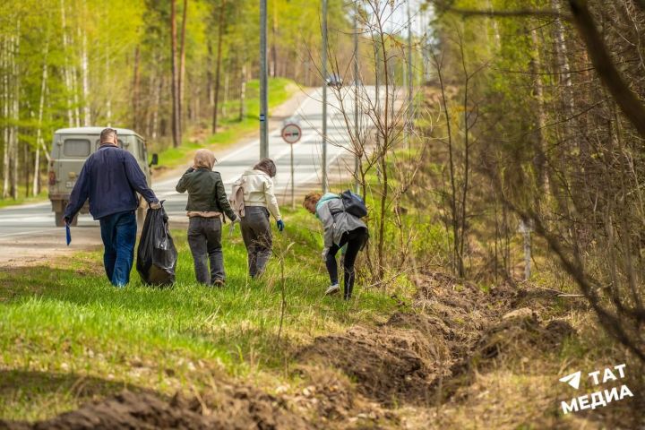 520 кубов мусора собрали татарстанцы в ходе санитарного двухмесячника