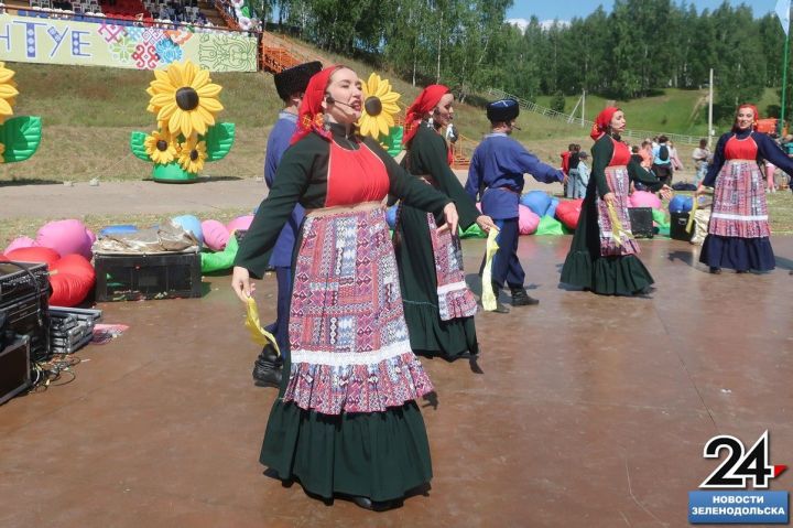 Атмосфера праздника. Сабантуй-2023 в Зеленодольске. Яркие моменты