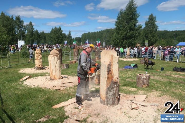 Атмосфера праздника. Сабантуй-2023 в Зеленодольске. Яркие моменты