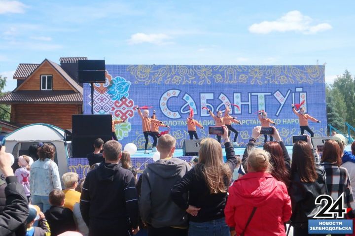 Атмосфера праздника. Сабантуй-2023 в Зеленодольске. Яркие моменты