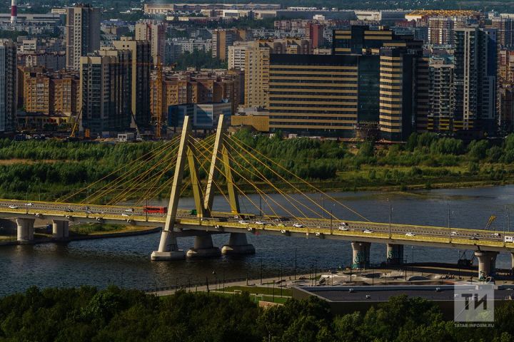 В Казани на этой неделе закроют половину моста «Миллениум»