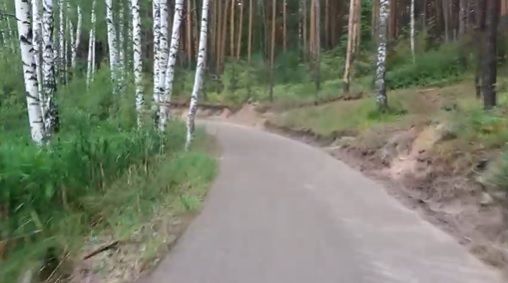 Мобильный репортёр: Красота лыжероллерной трассы «Маяка»