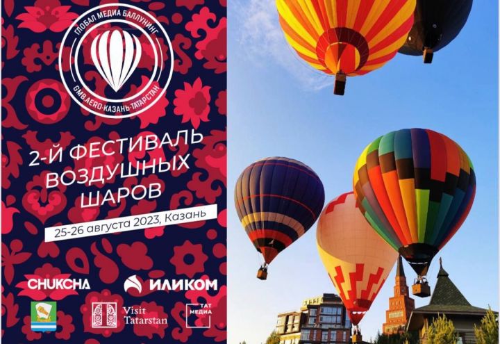 Над Зеленодольским районом в рамках Фестиваля аэростатов пролетят воздушные шары