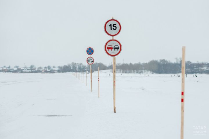 В МЧС напомнили о трех действующих ледовых переправах в Татарстане