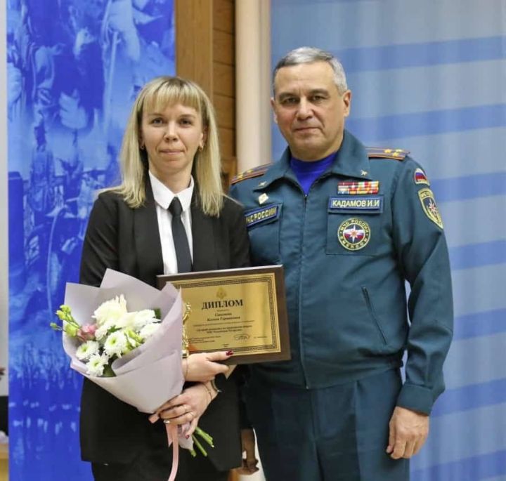 Специалист Управления МЧС Ксения Савельева стала победителем республиканского смотра-конкурса по гражданской обороне