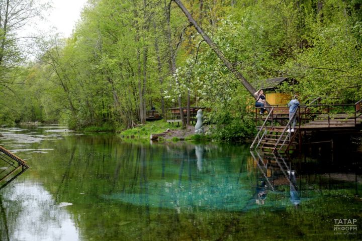 На Голубых озёрах обустроят пять купелей с раздевалками