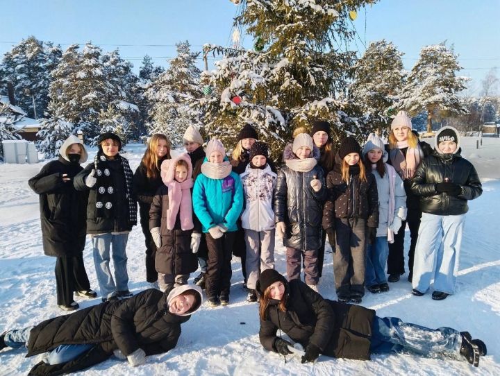 Воспитанники молодёжного подросткового клуба «Патриот» провели новогоднее мероприятие