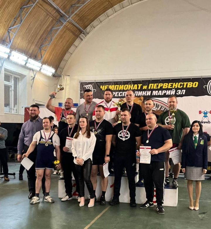Зеленодольские спортсмены выиграли чемпионат Республики Марий Эл по пауэрлифтингу в дисциплине «жим»