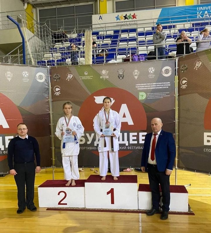 Юная спортсменка из Зеленодольска выиграла Чемпионат РТ по всестильевому каратэ